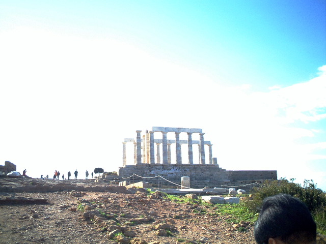Sounion from the back